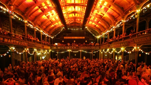 Young people learning guitar